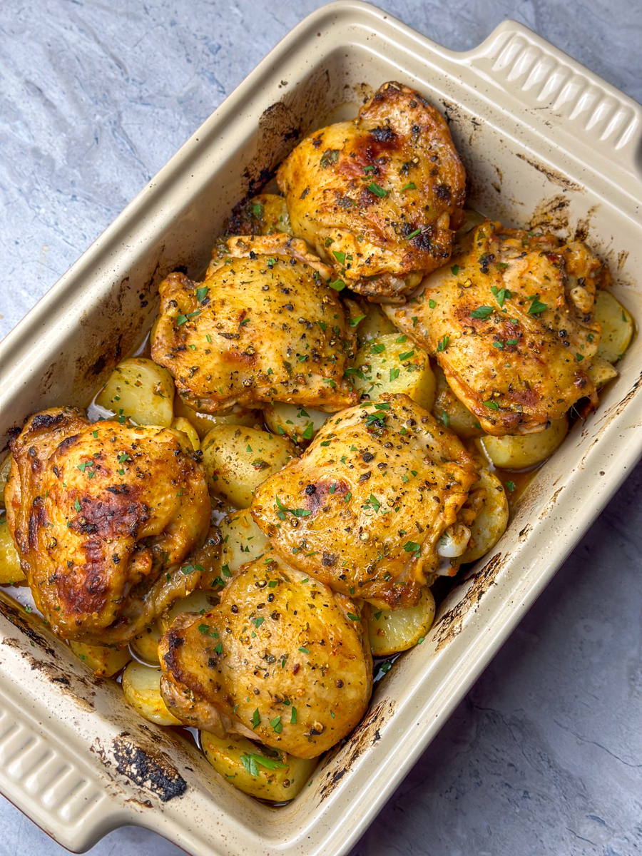 mediterranean chicken thighs