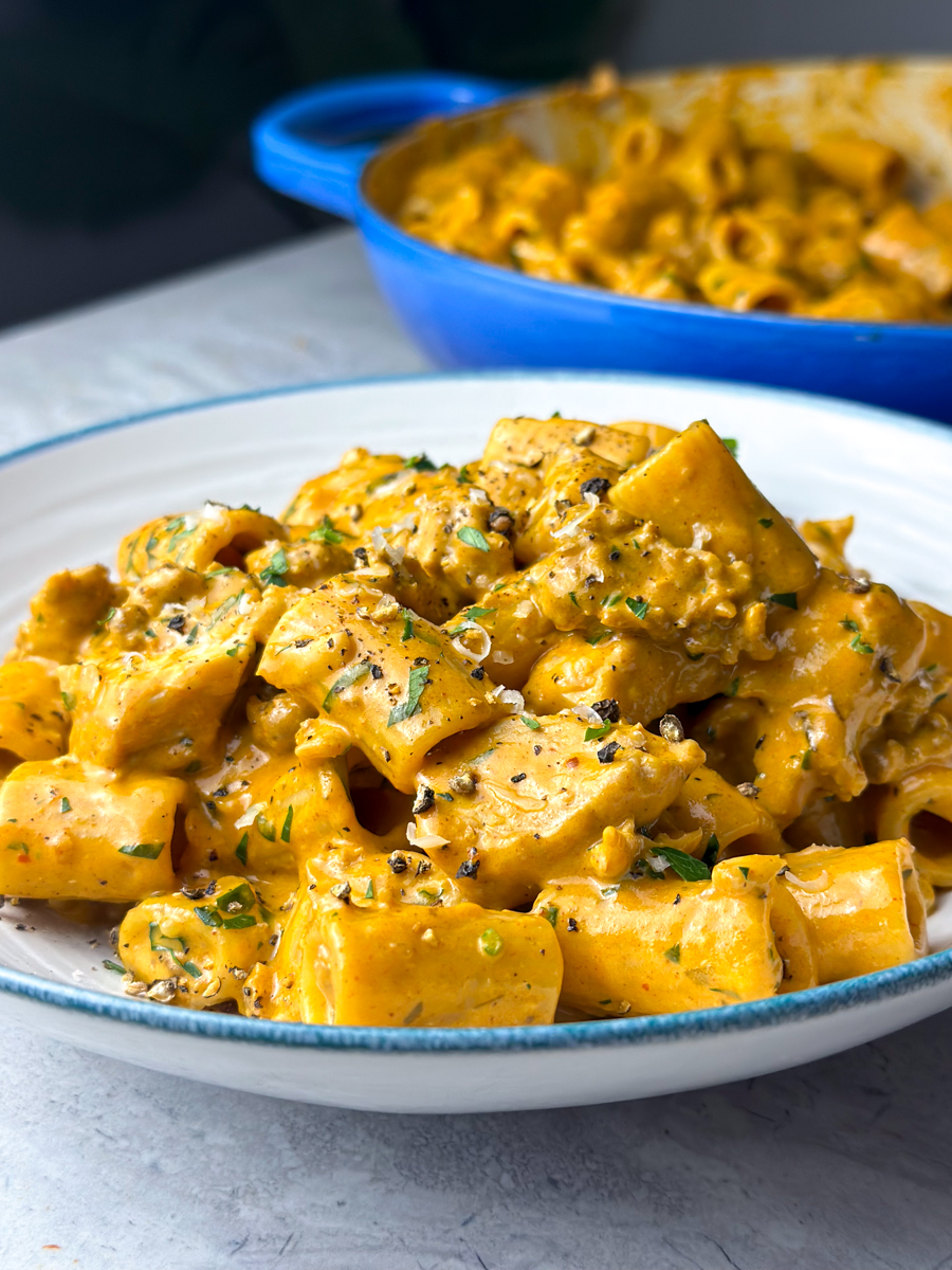 pasta with chorizo and chicken-3