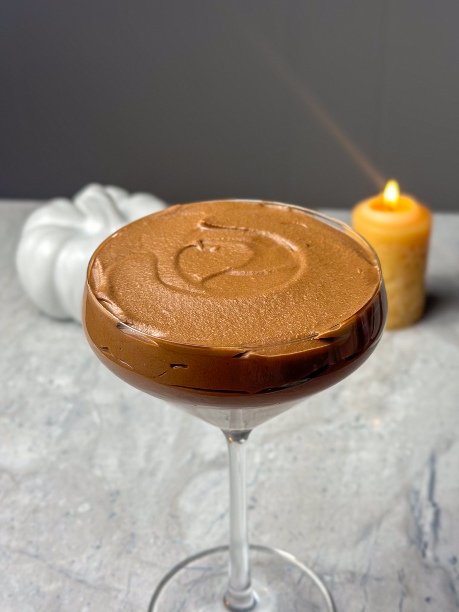 3 ingredients chocolate mousse