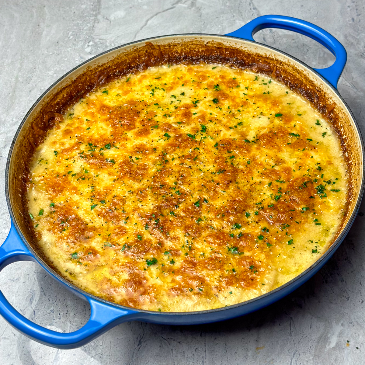 Uncover, add cheese & broil, serve & enjoy!