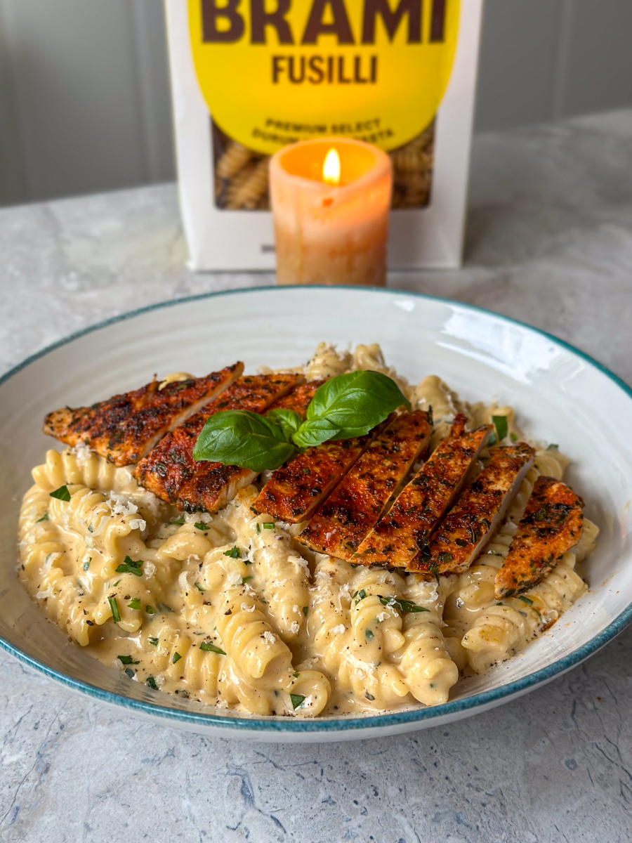 chicken garlic parmesan pasta