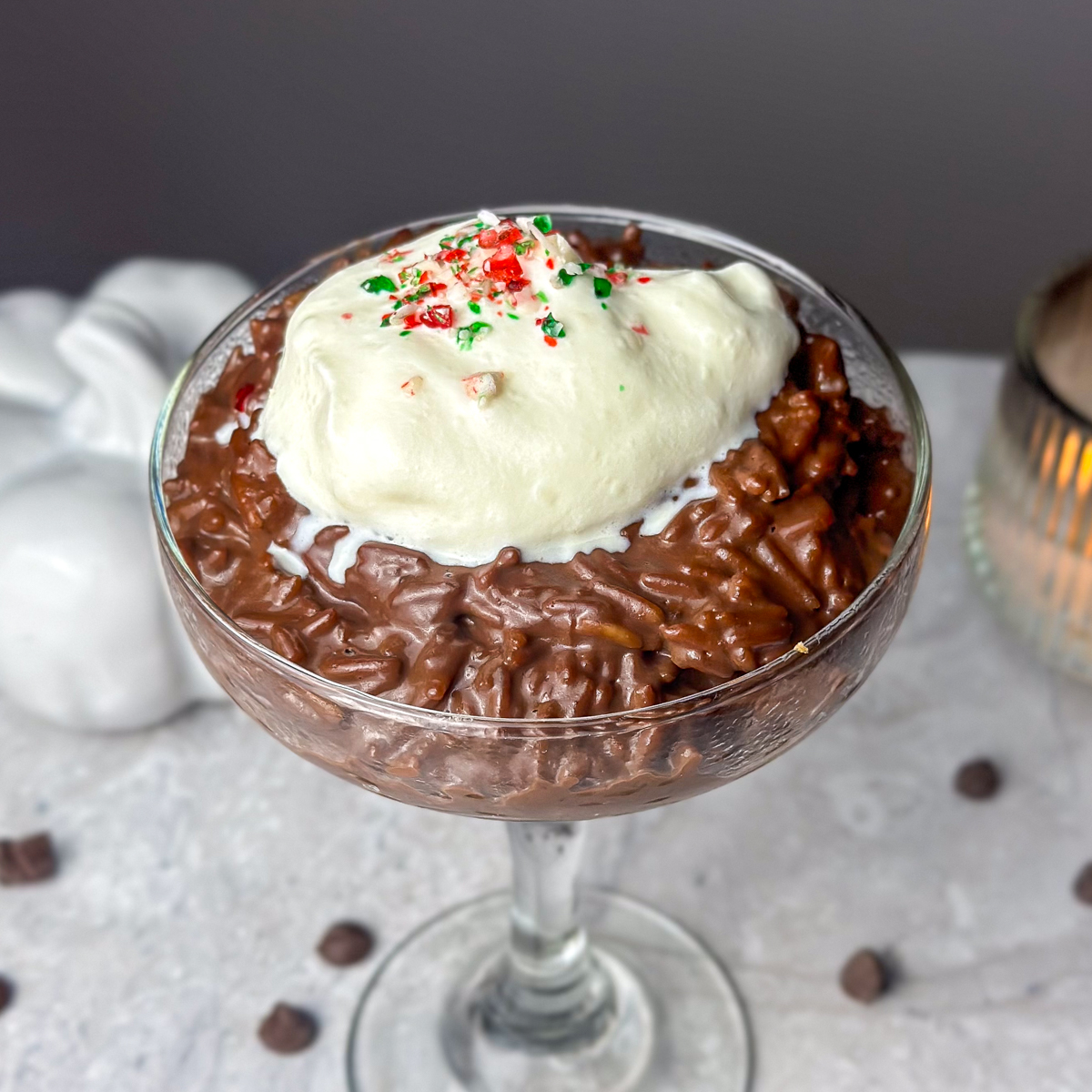 chocolate rice pudding