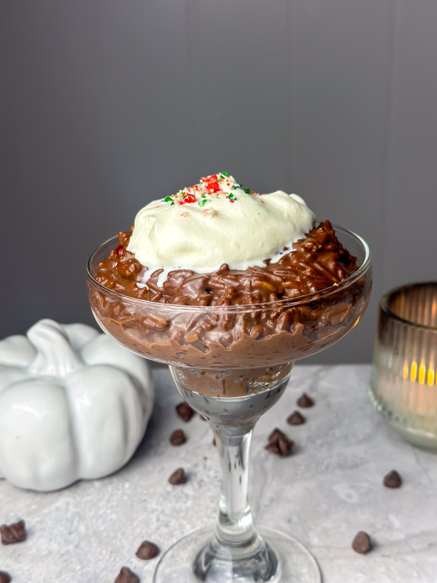  chocolate rice pudding