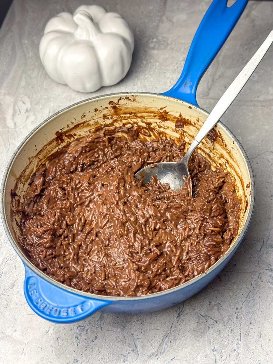  chocolate rice pudding