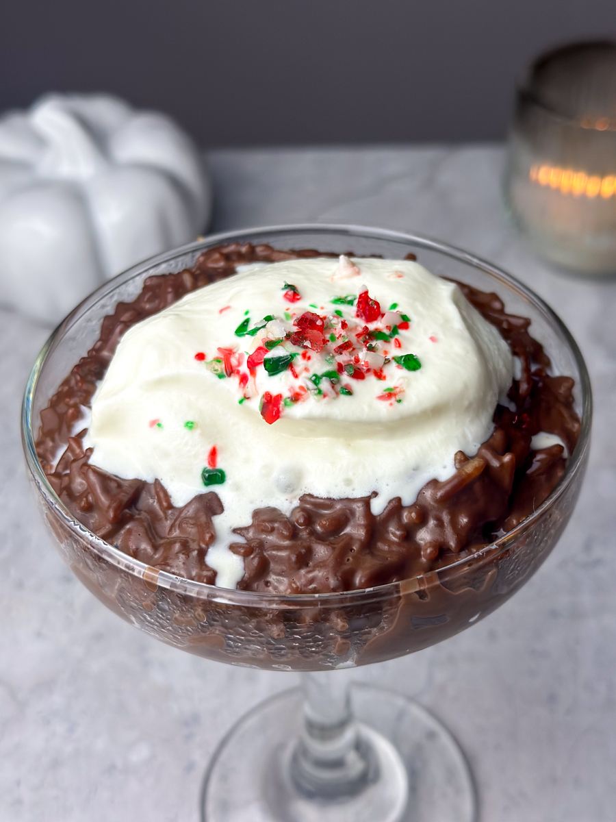  chocolate rice pudding