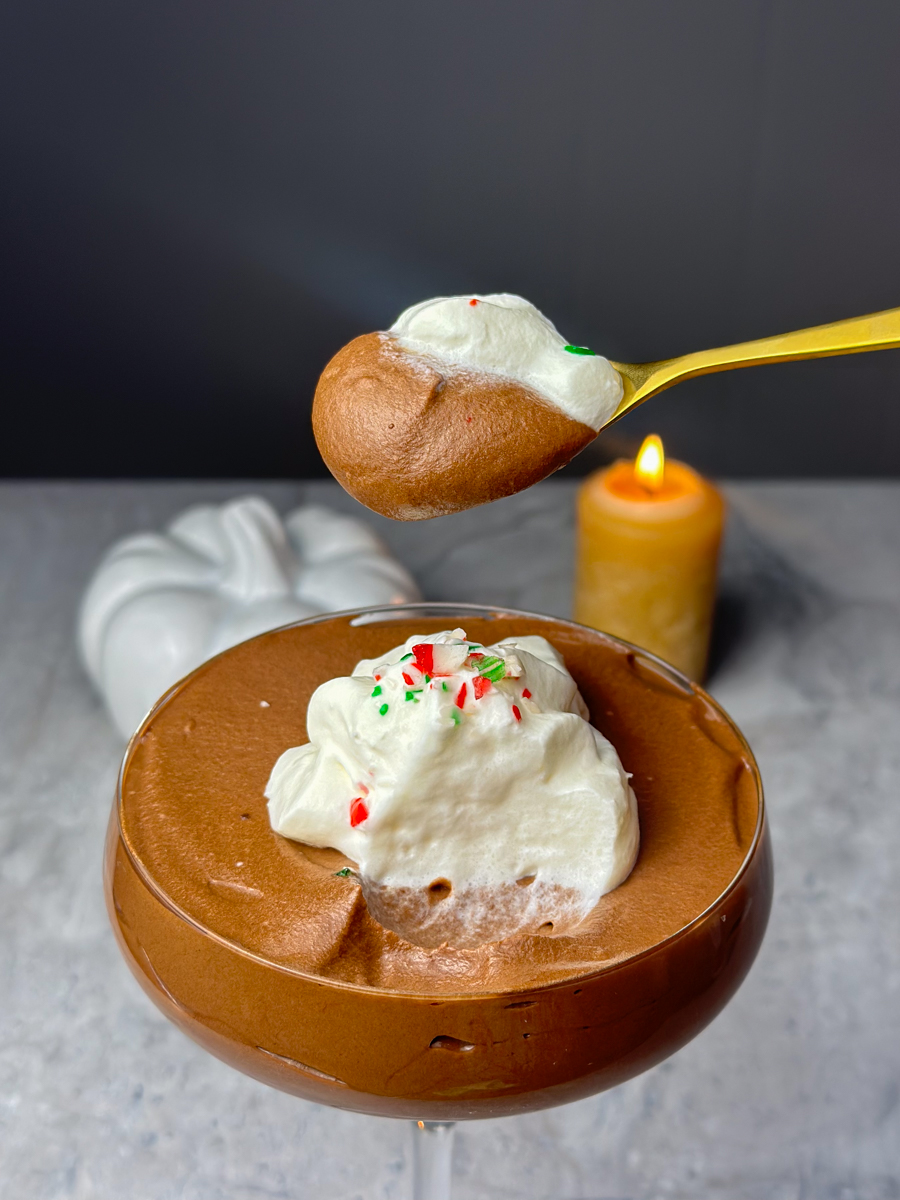 3 ingredient chocolate mousse