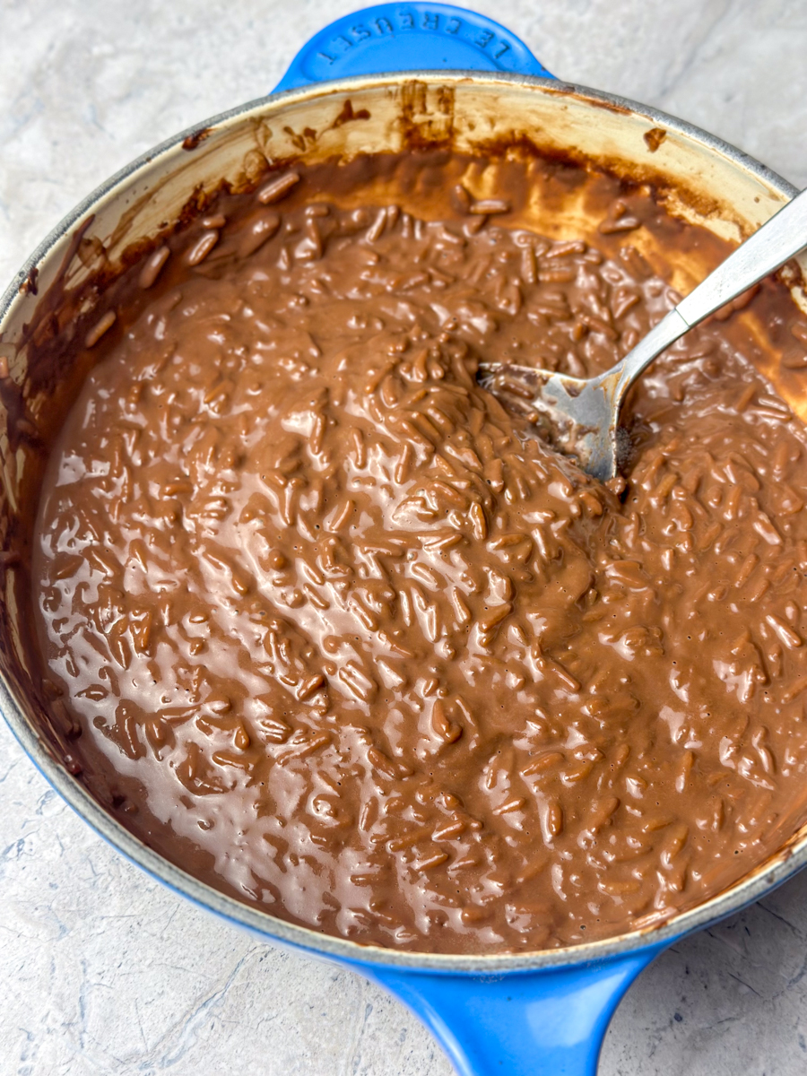  chocolate rice pudding