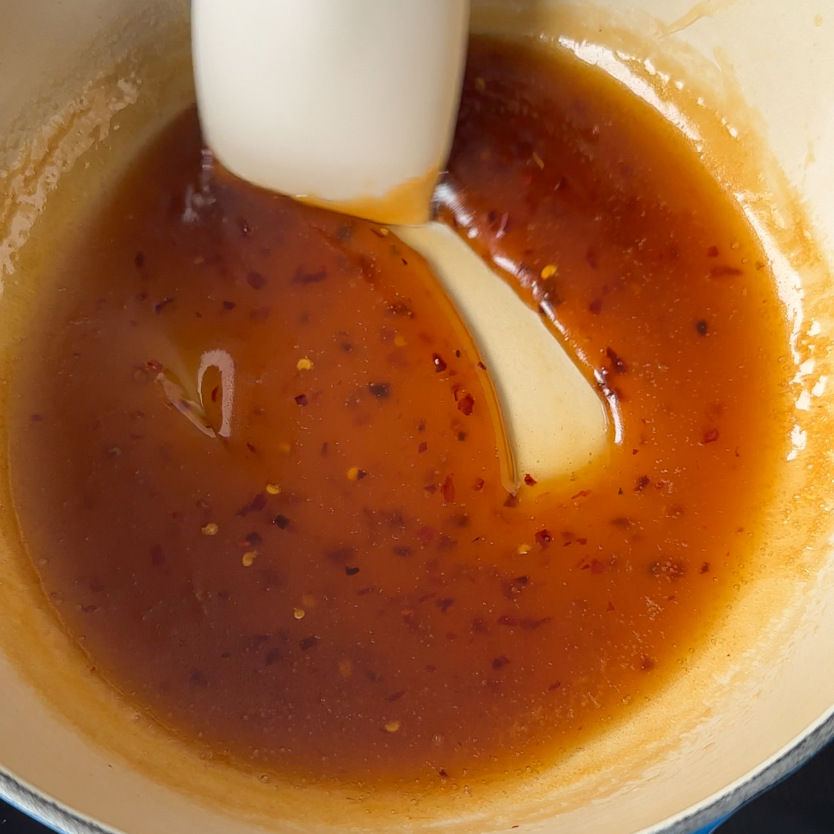 Make the hot honey sauce!