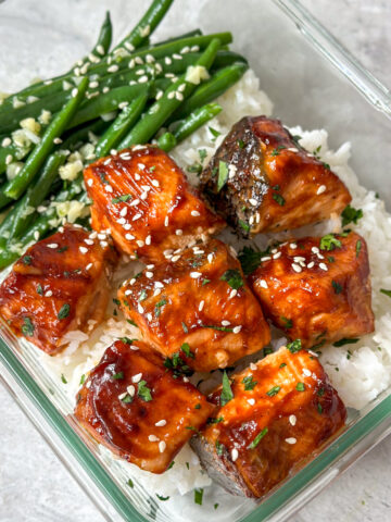 air fryer teriyaki salmon