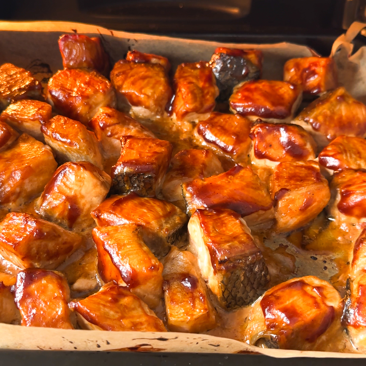 air fryer teriyaki salmon