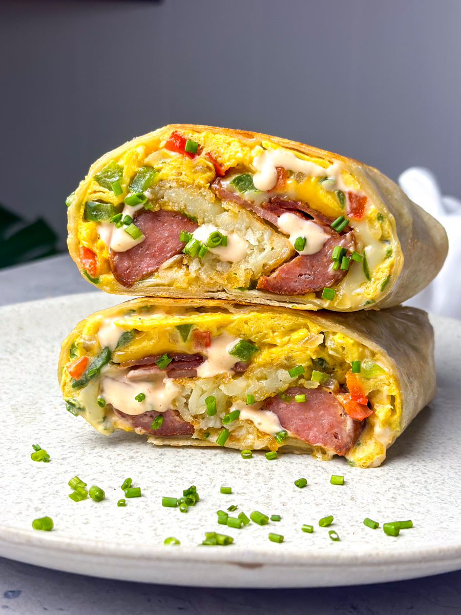 breakfast burritos meal prep