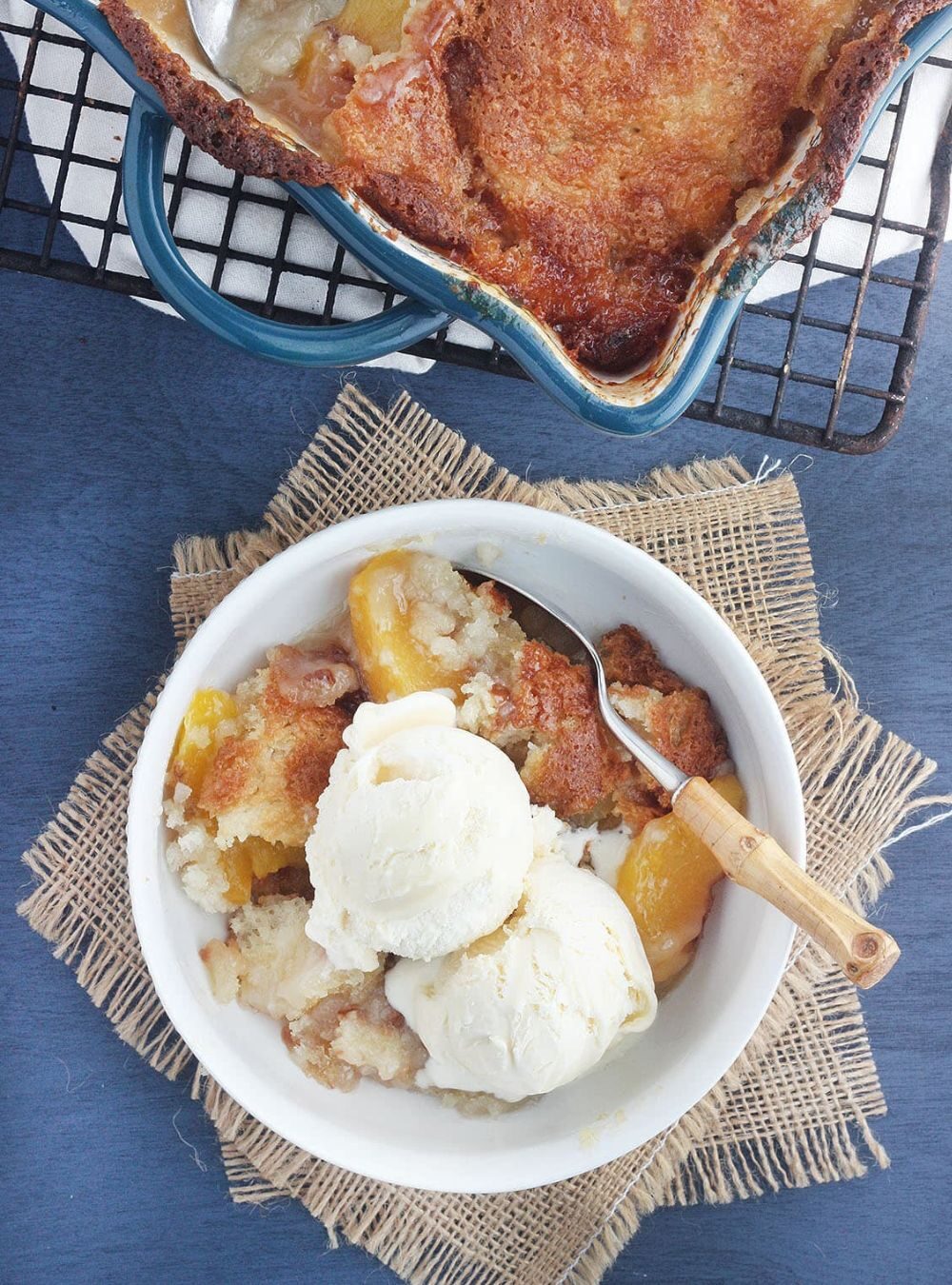 Old Fashioned Peach Cobbler