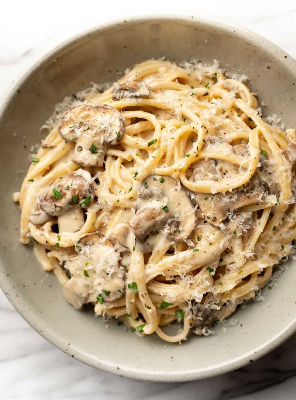 creamy mushroom pasta