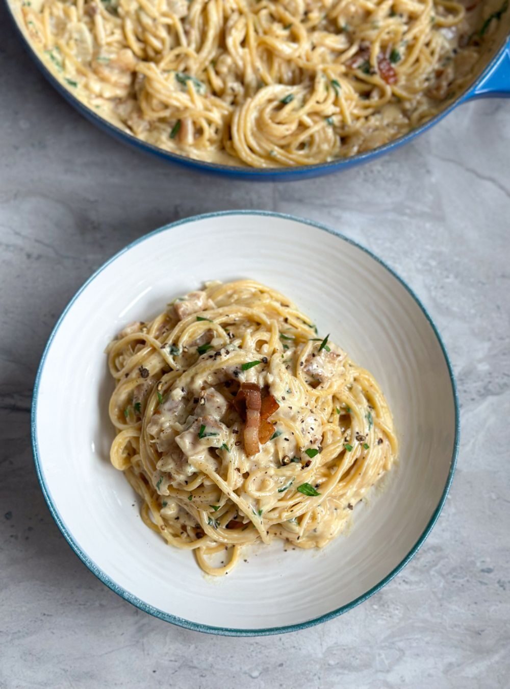 easy creamy carbonara