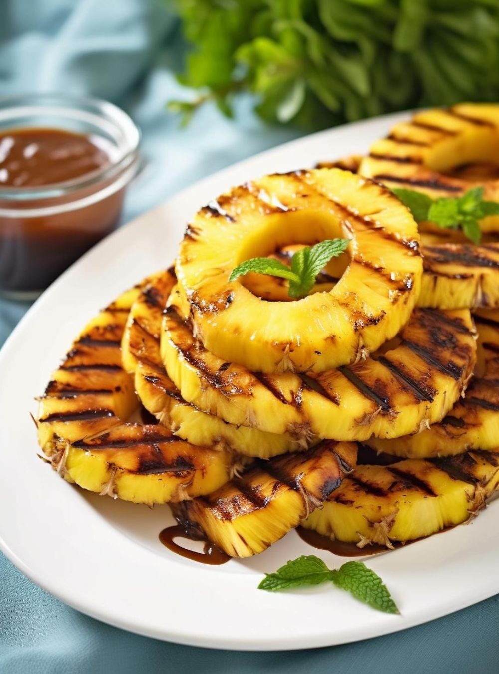 Caramelized Grilled Pineapple