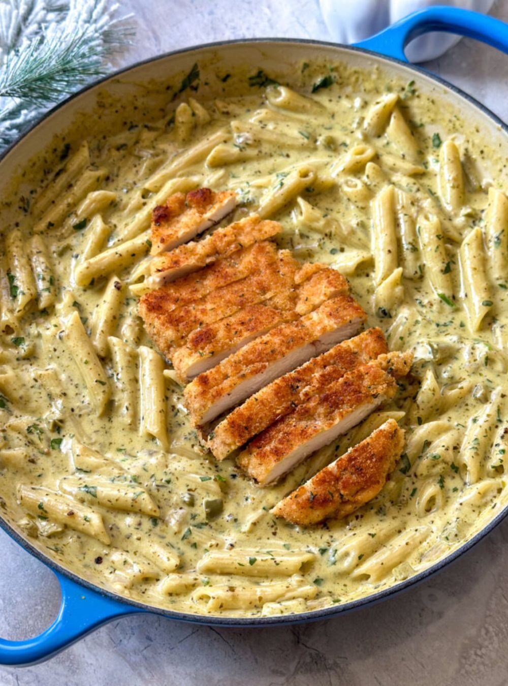 creamy pesto sauce pasta
