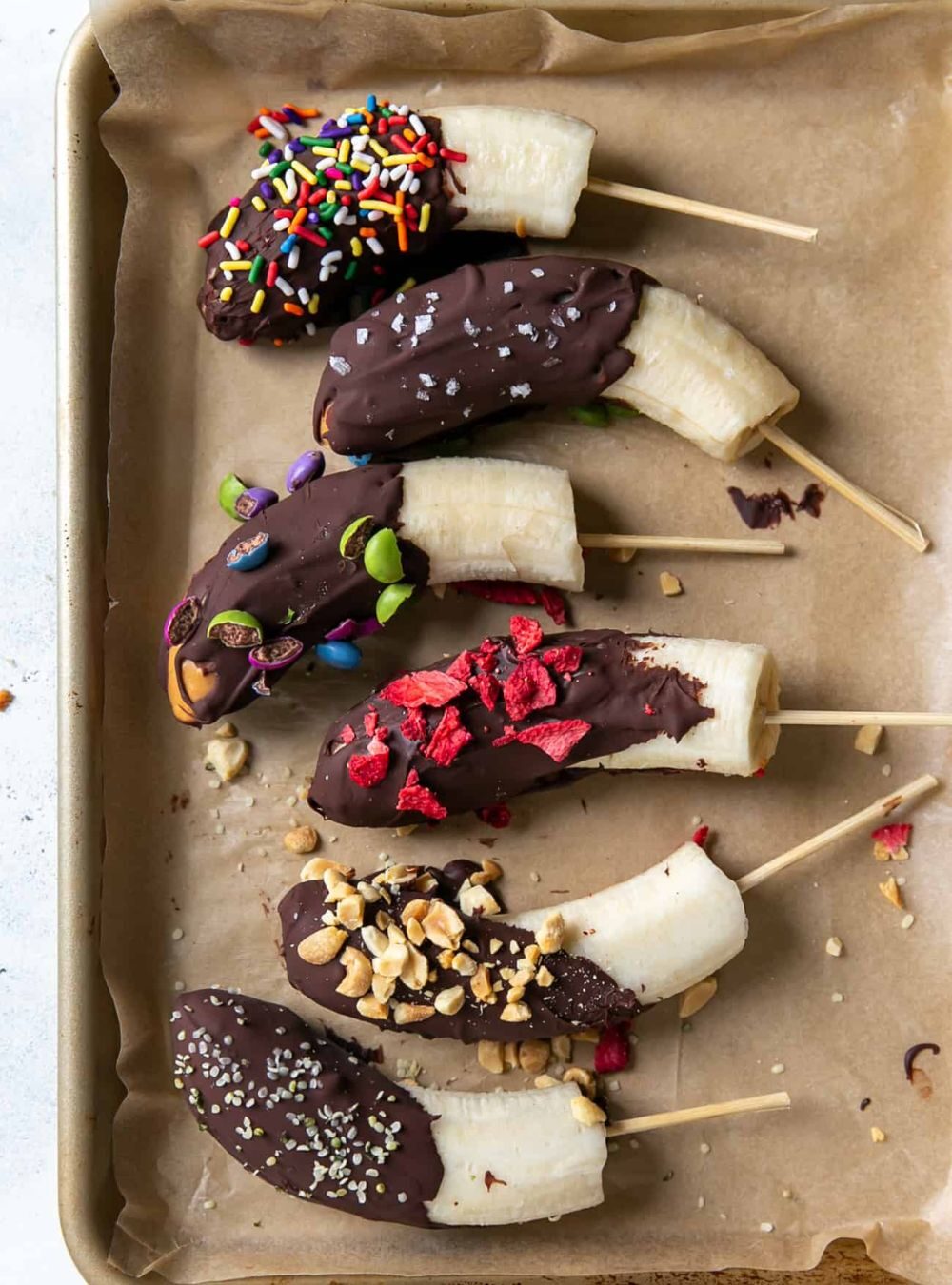 Frozen Chocolate Covered Bananas