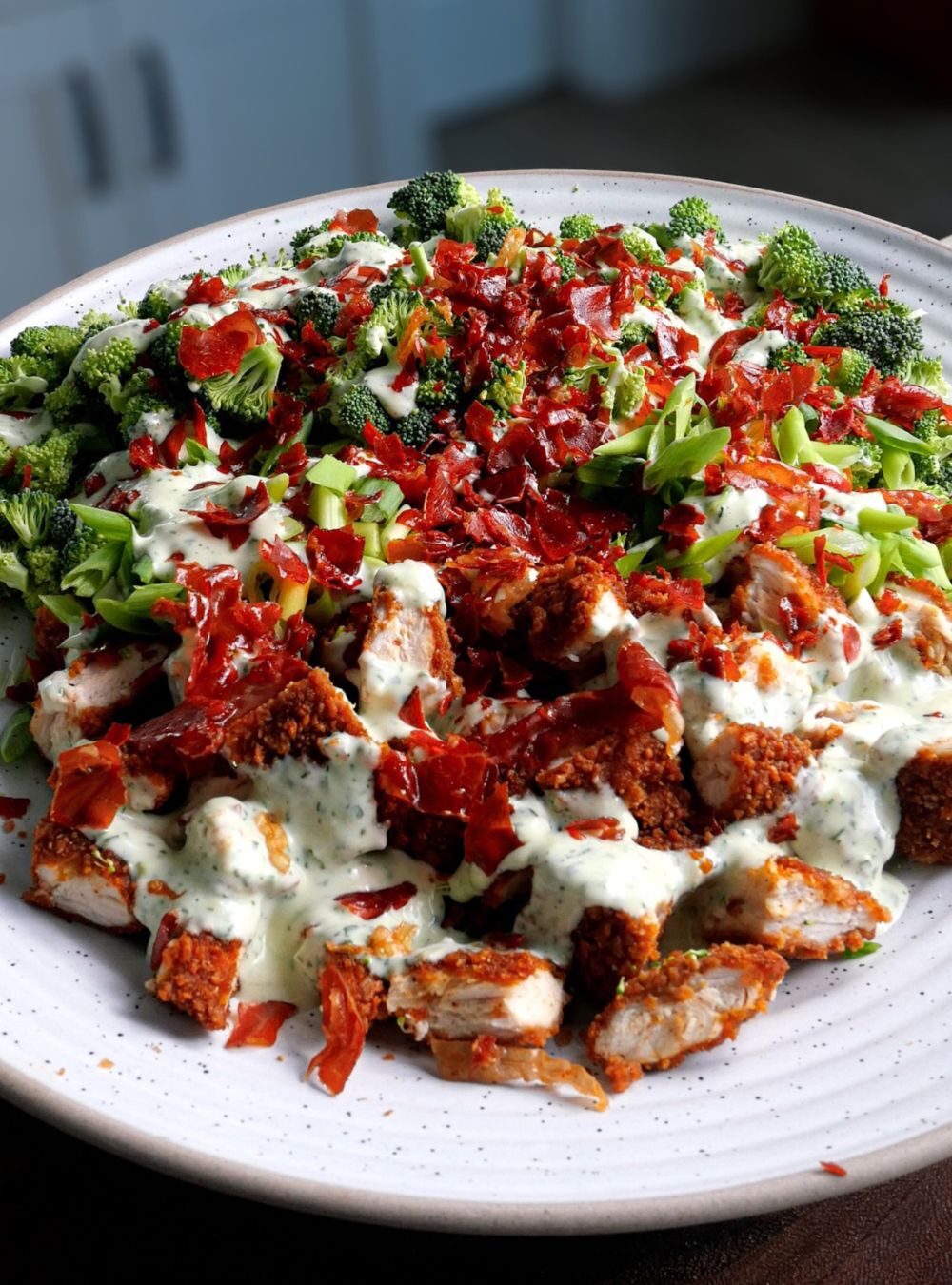 chicken "bacon" ranch brocolli salad