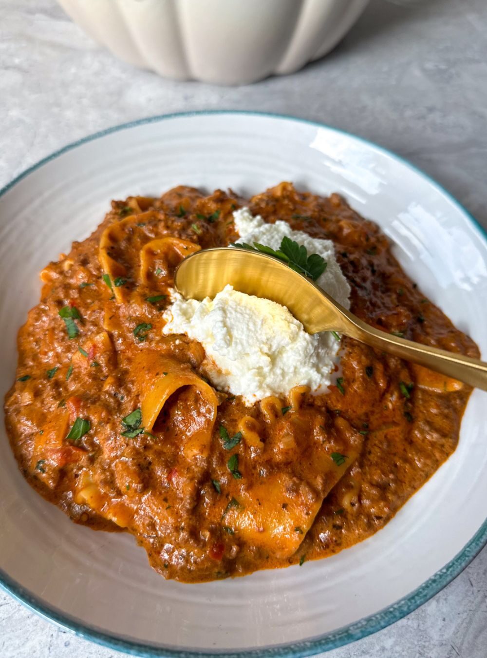 easy and creamy lasagna soup recipe