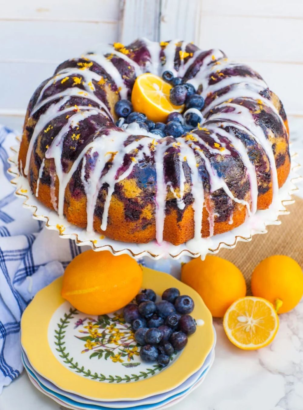 Blueberry Lemon Bundt Cake