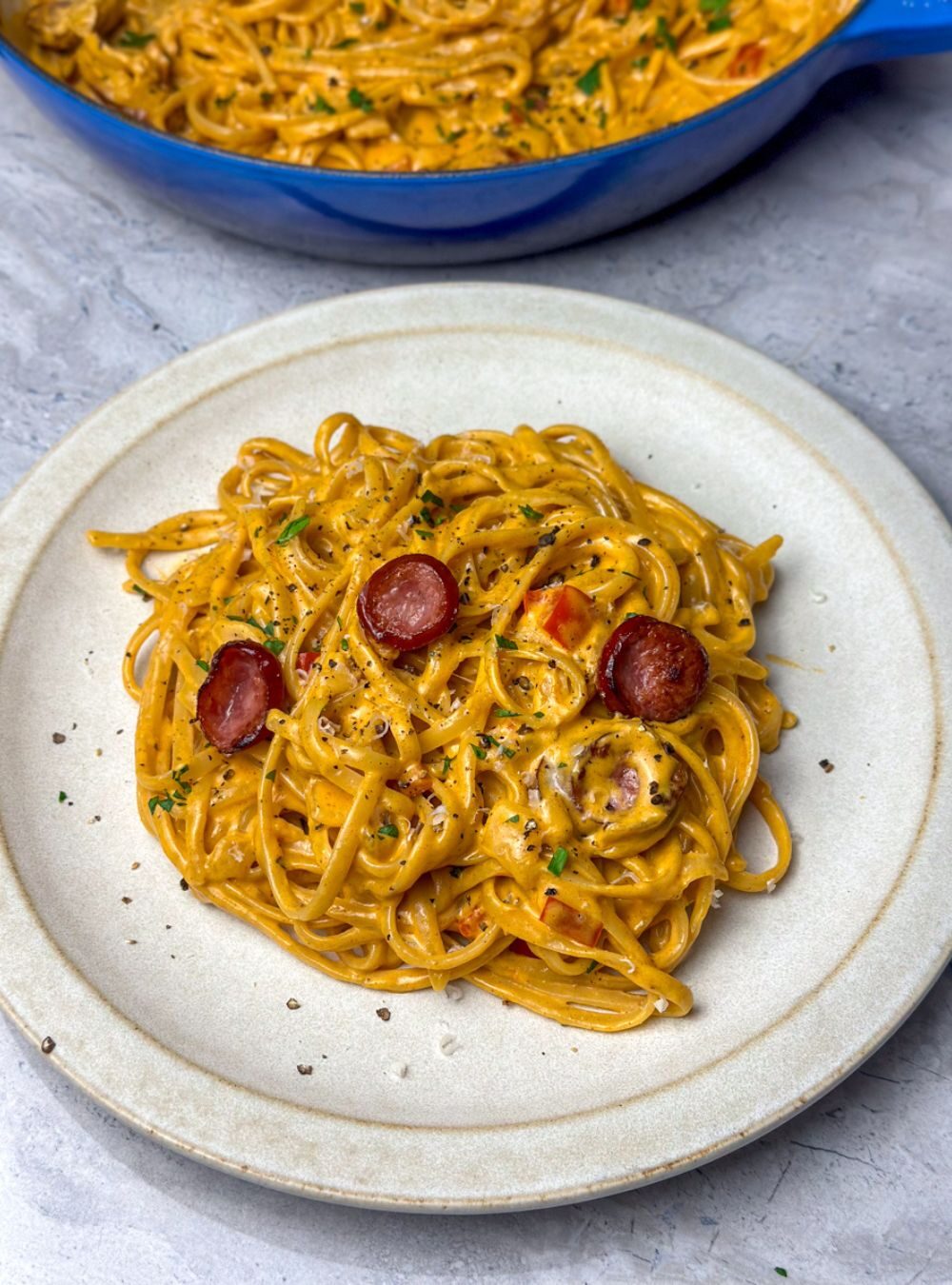 creamy sausage pasta recipe