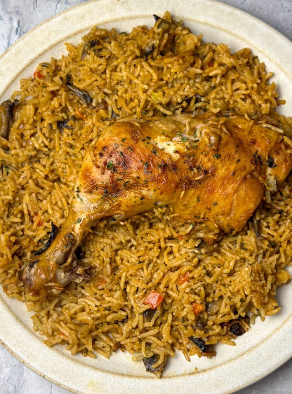 oven baked chicken and rice