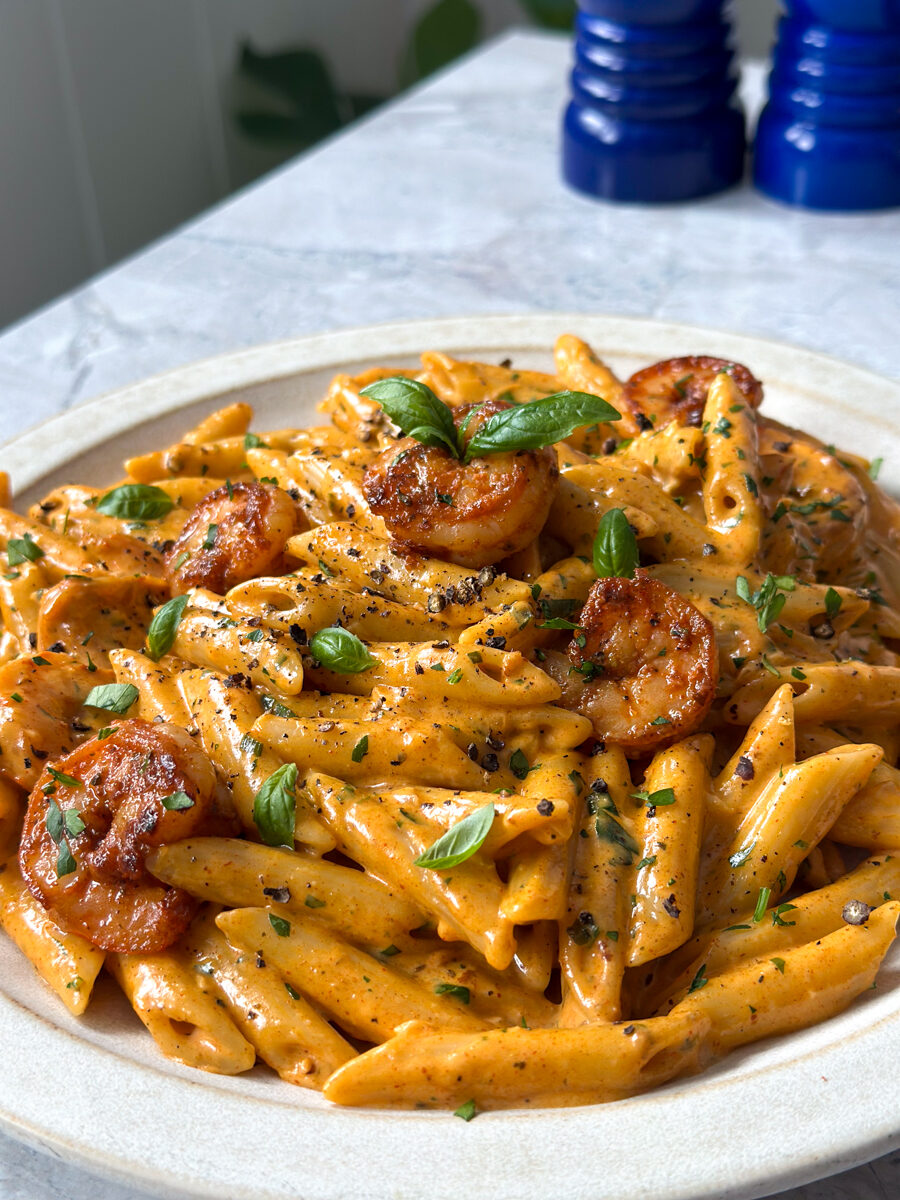 boursin shrimp pasta