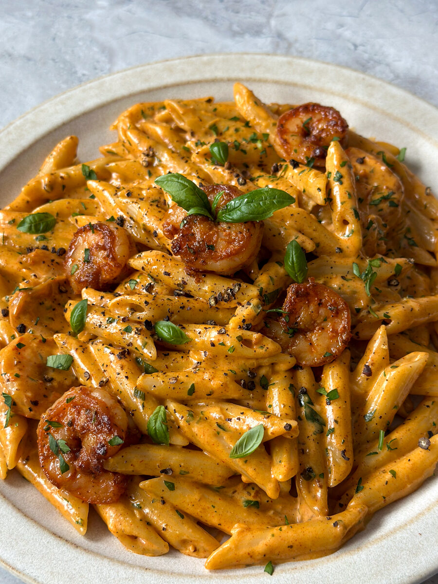 boursin shrimp pasta 