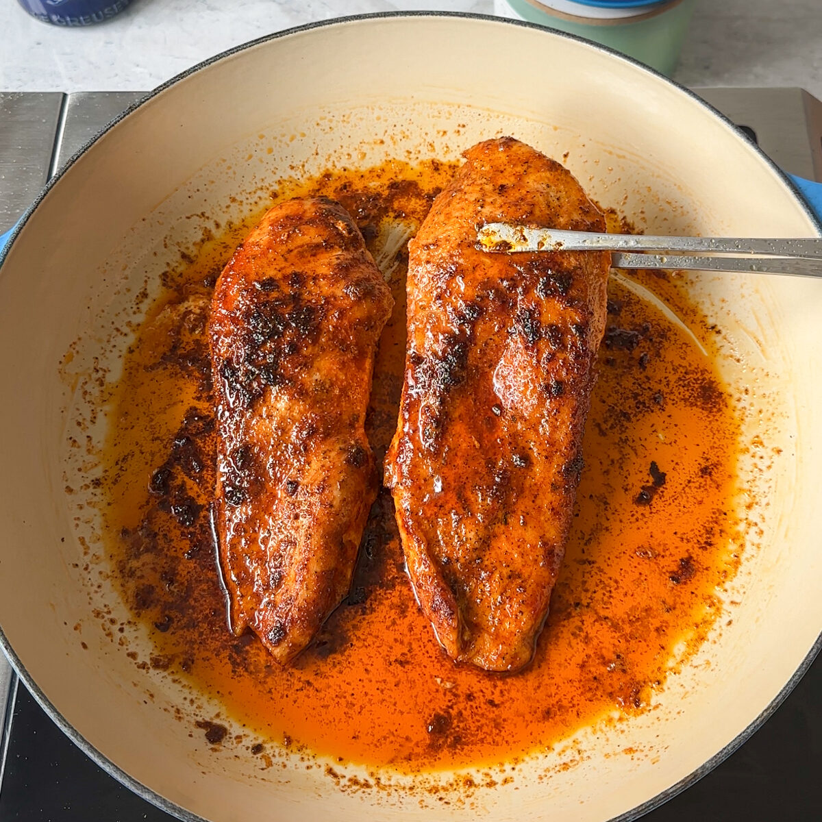 Creamy chicken and pasta