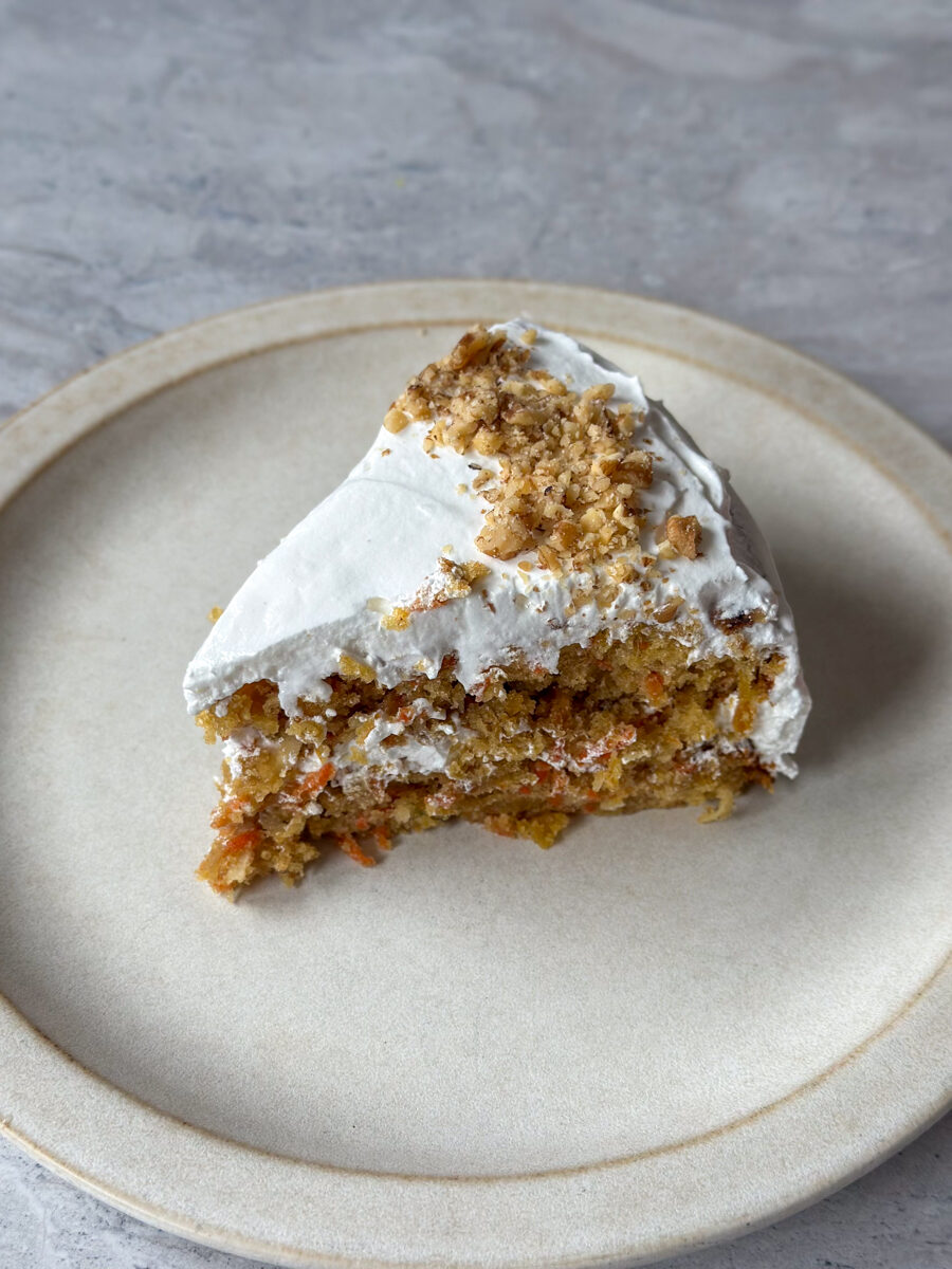 carrot cake and cream cheese frosting