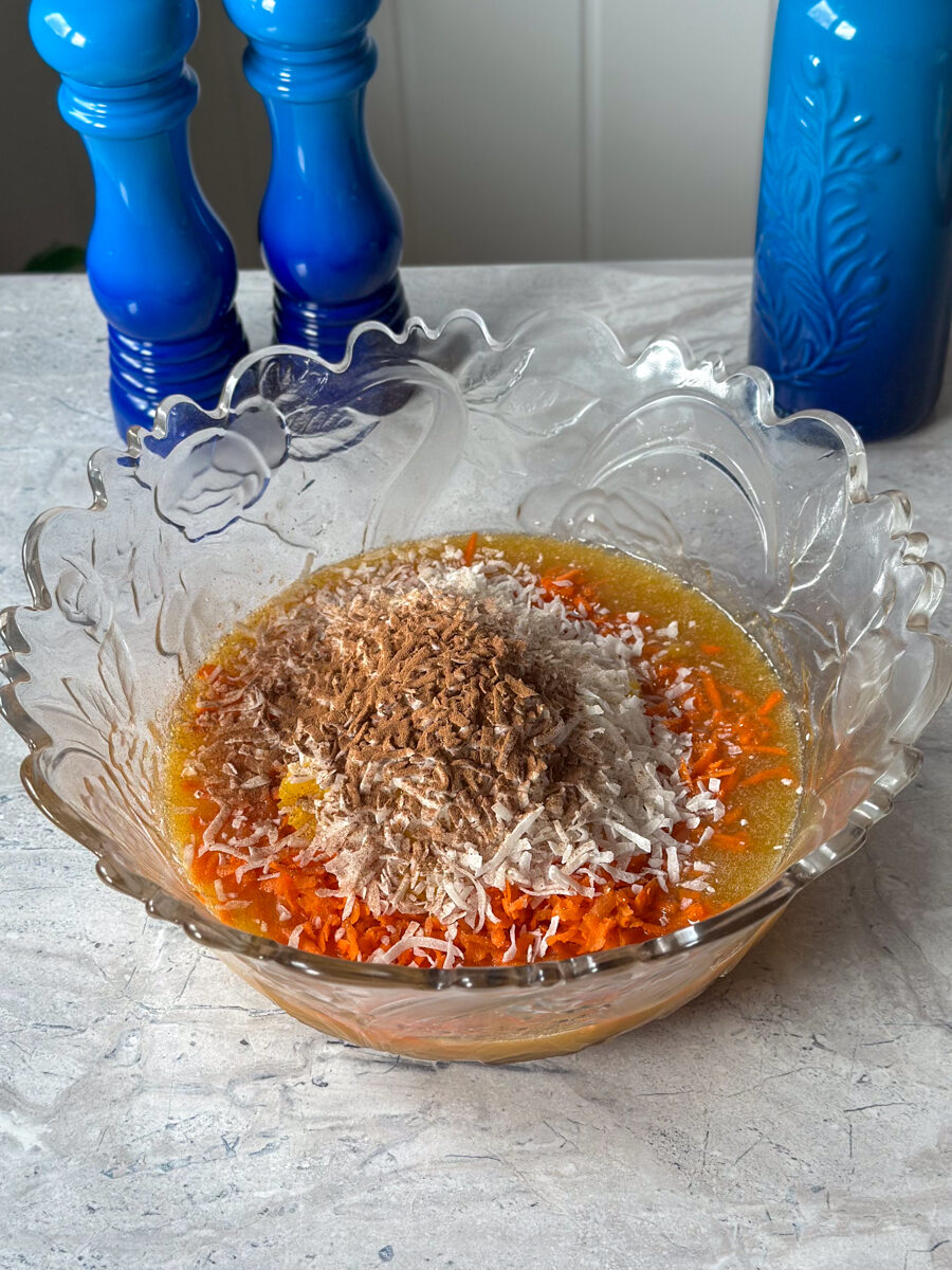 carrot cake and cream cheese frosting