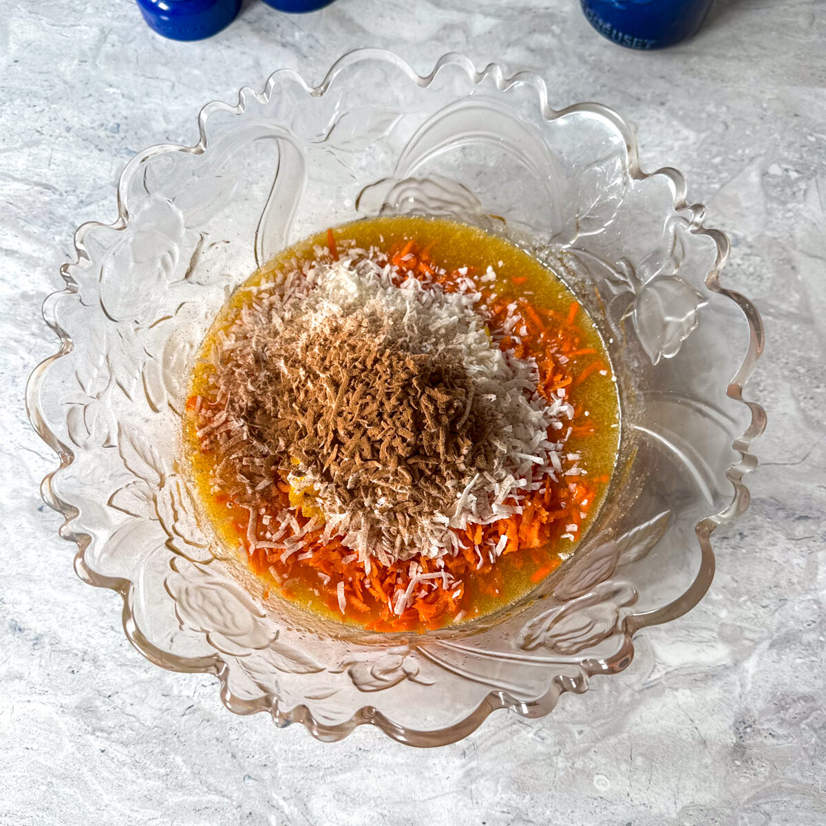 mix together the wet ingredients!