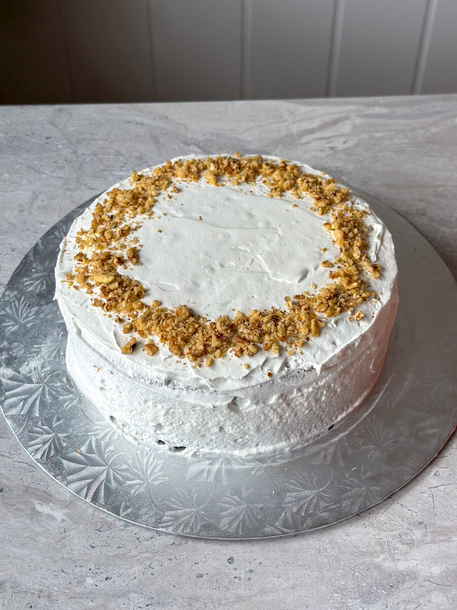 carrot cake and cream cheese frosting