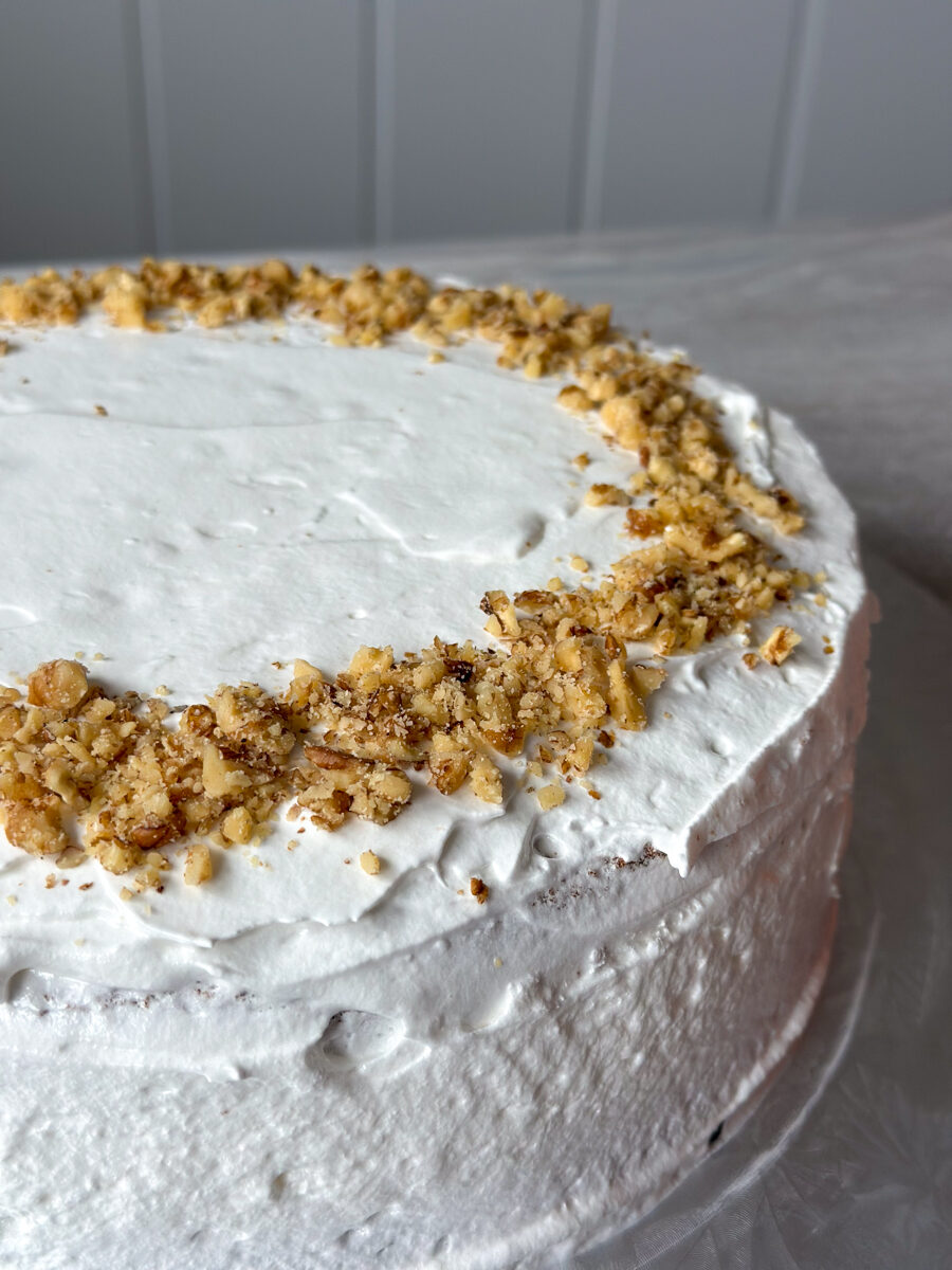 carrot cake and cream cheese frosting