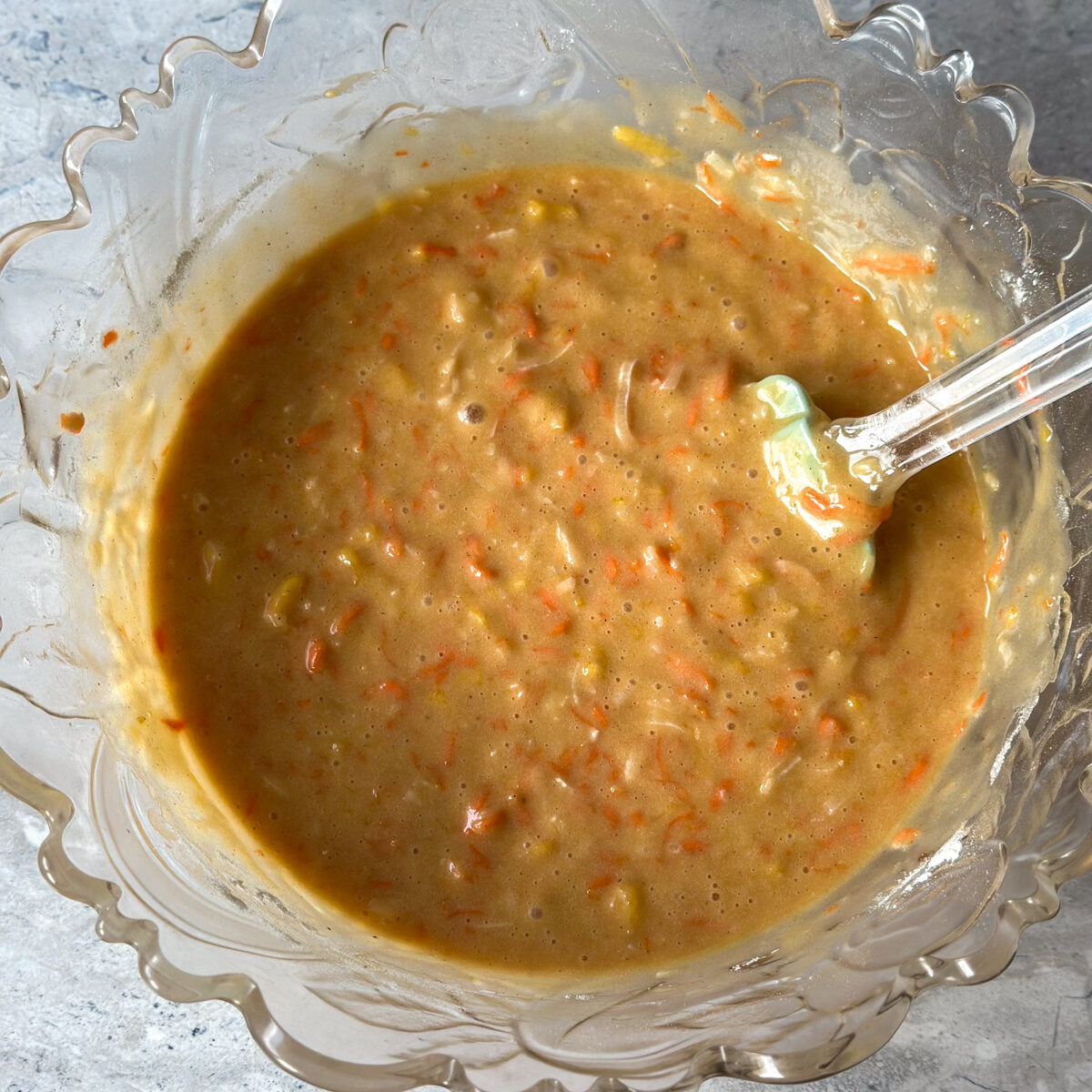 mix together the wet ingredients!