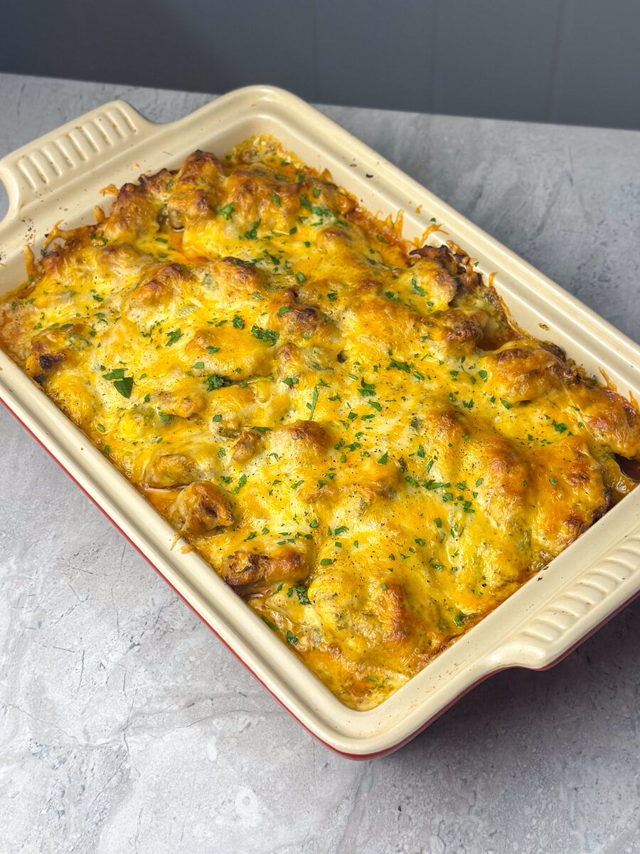 cauliflower chicken bake