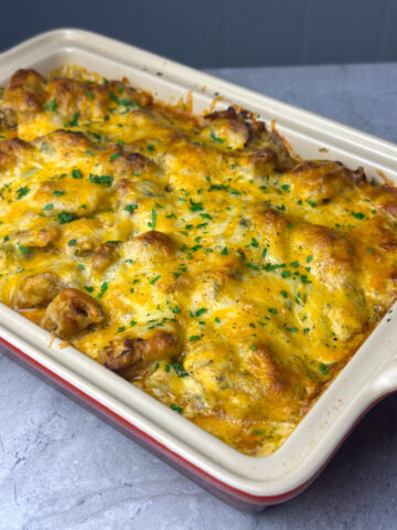 Cauliflower chicken bake