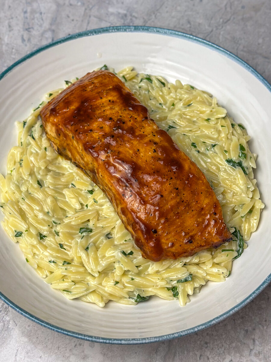 brown sugar soy glazed salmon