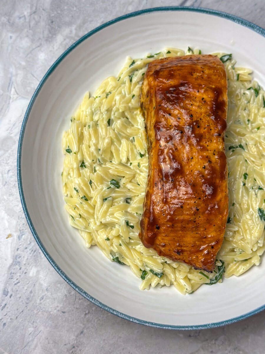 brown sugar soy glazed salmon