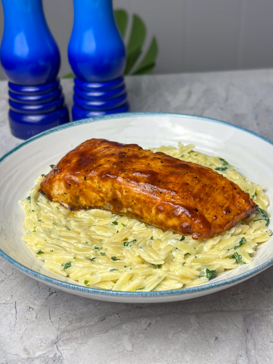 brown sugar soy glazed salmon