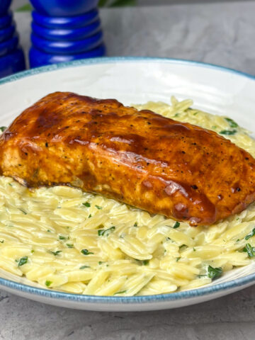 brown sugar soy glazed salmon