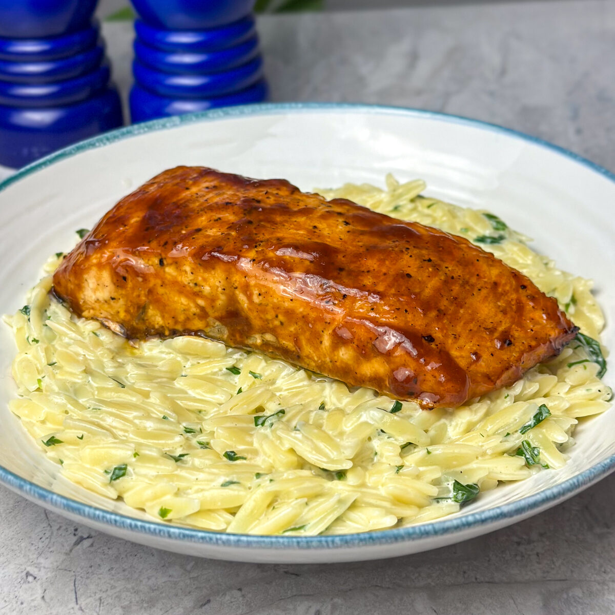 brown sugar soy glazed salmon