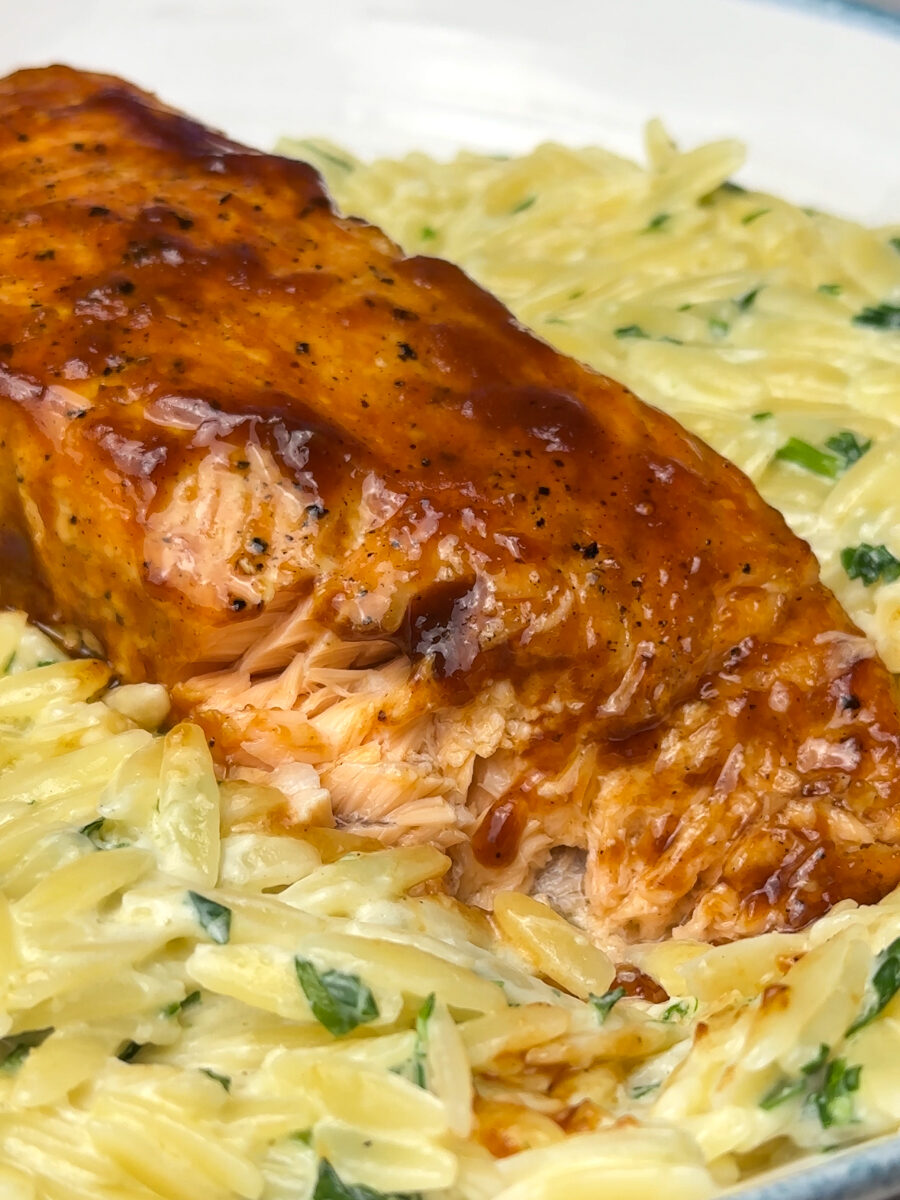 brown sugar soy glazed salmon