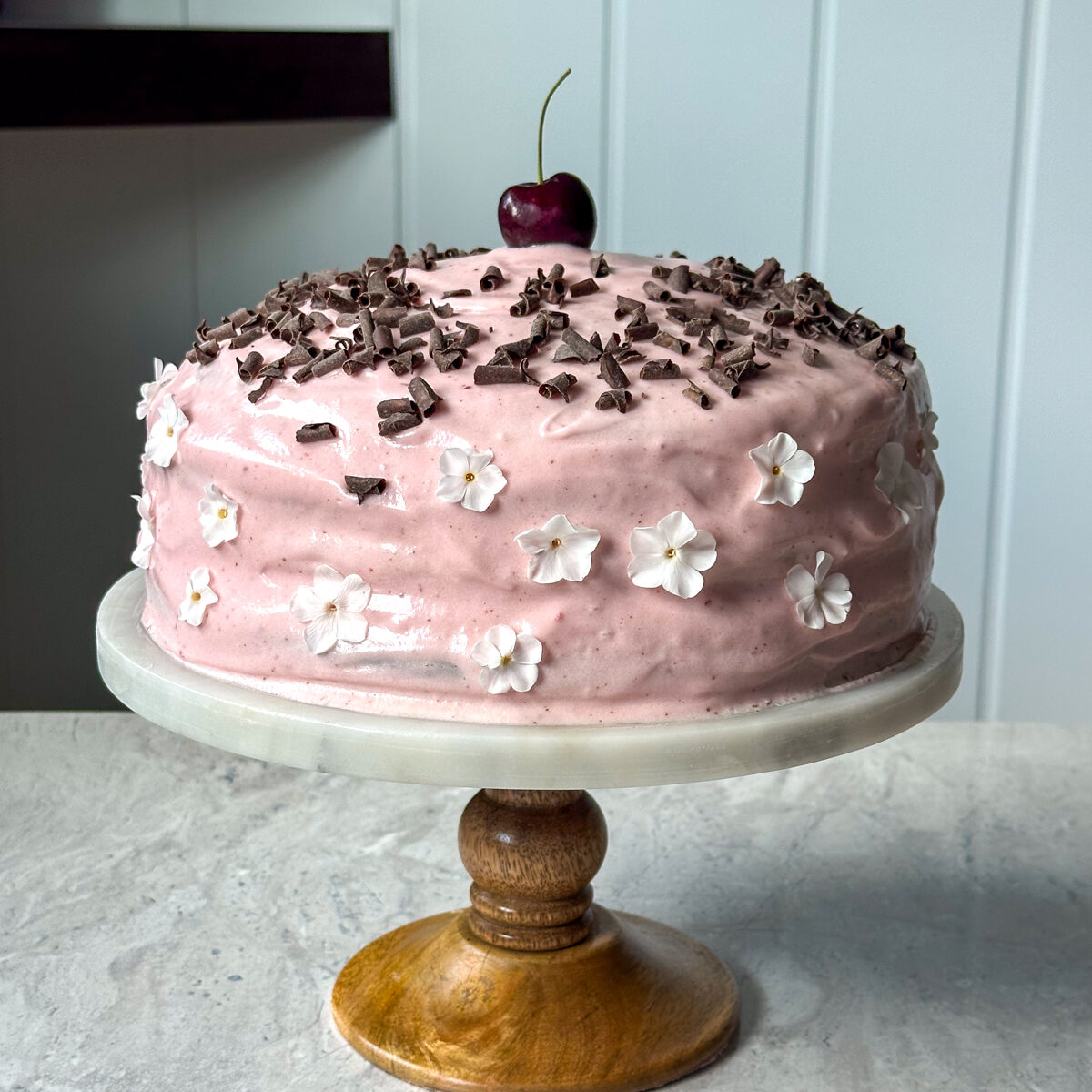 cherry chocolate cake