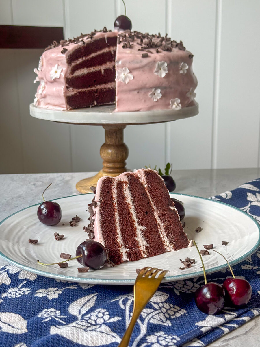 cherry chocolate cake