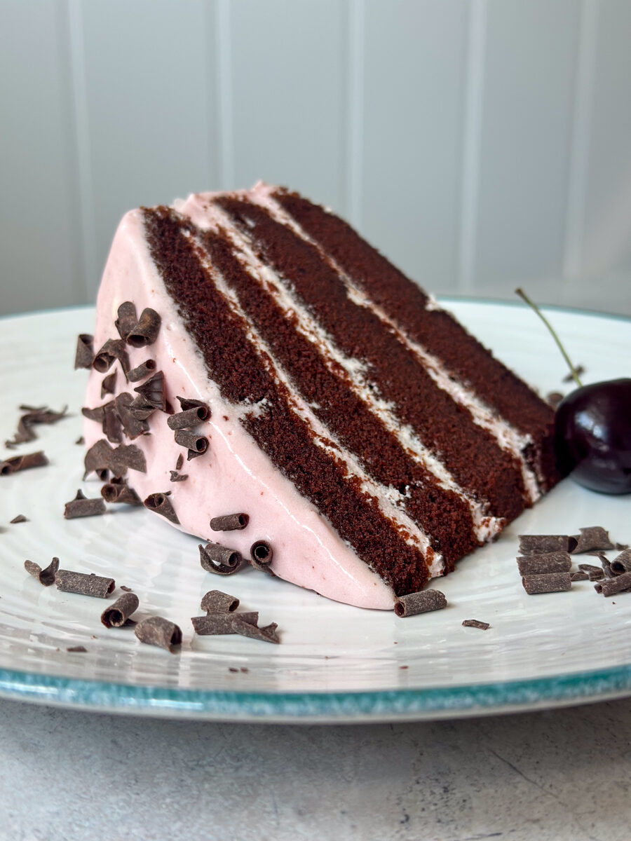 cherry chocolate cake