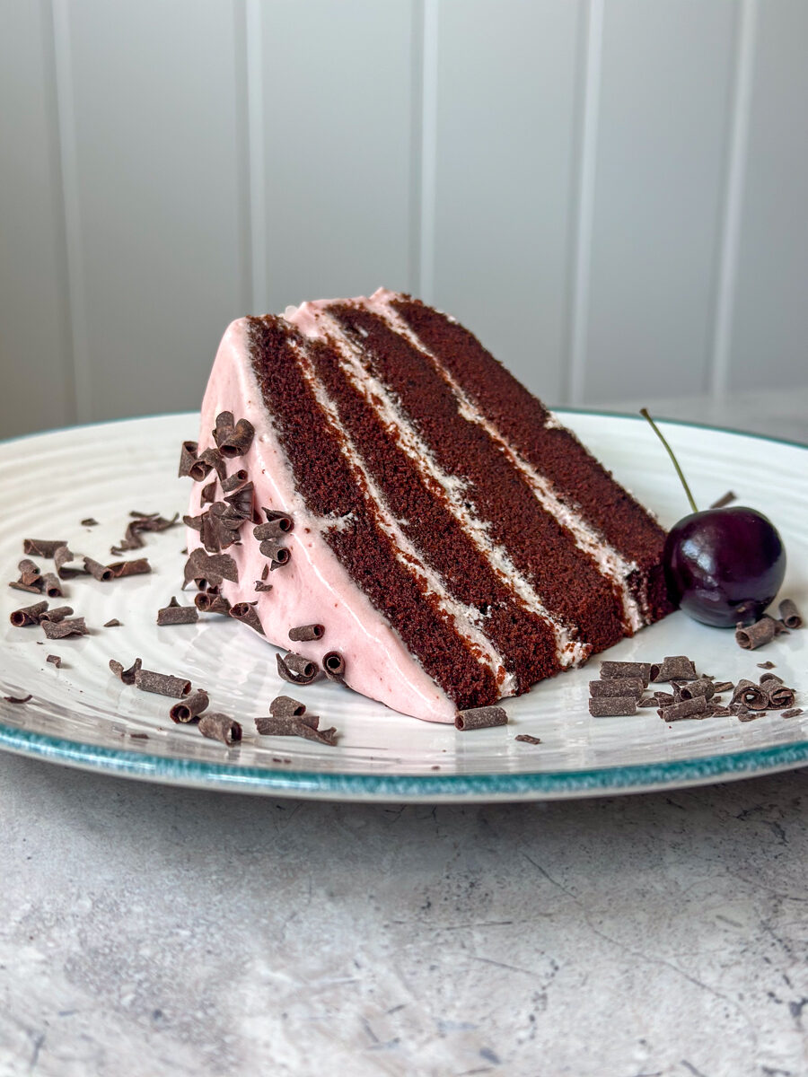cherry chocolate cake