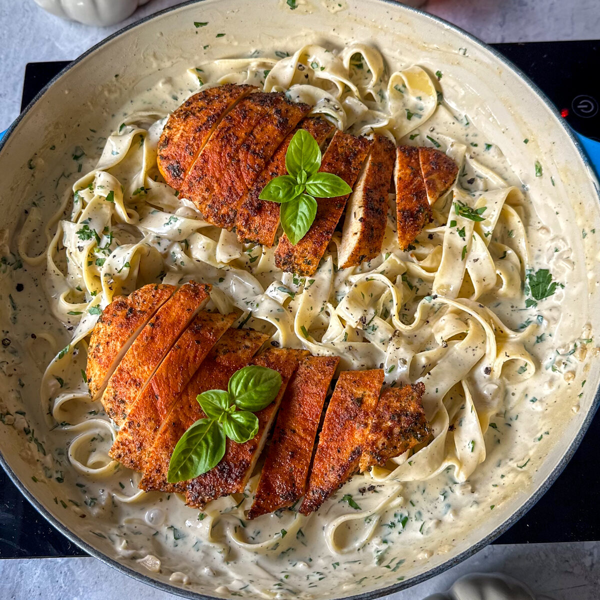 Top with the chicken & enjoy!