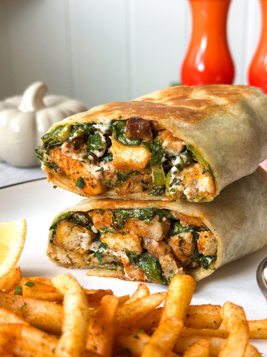 crispy chicken wrap