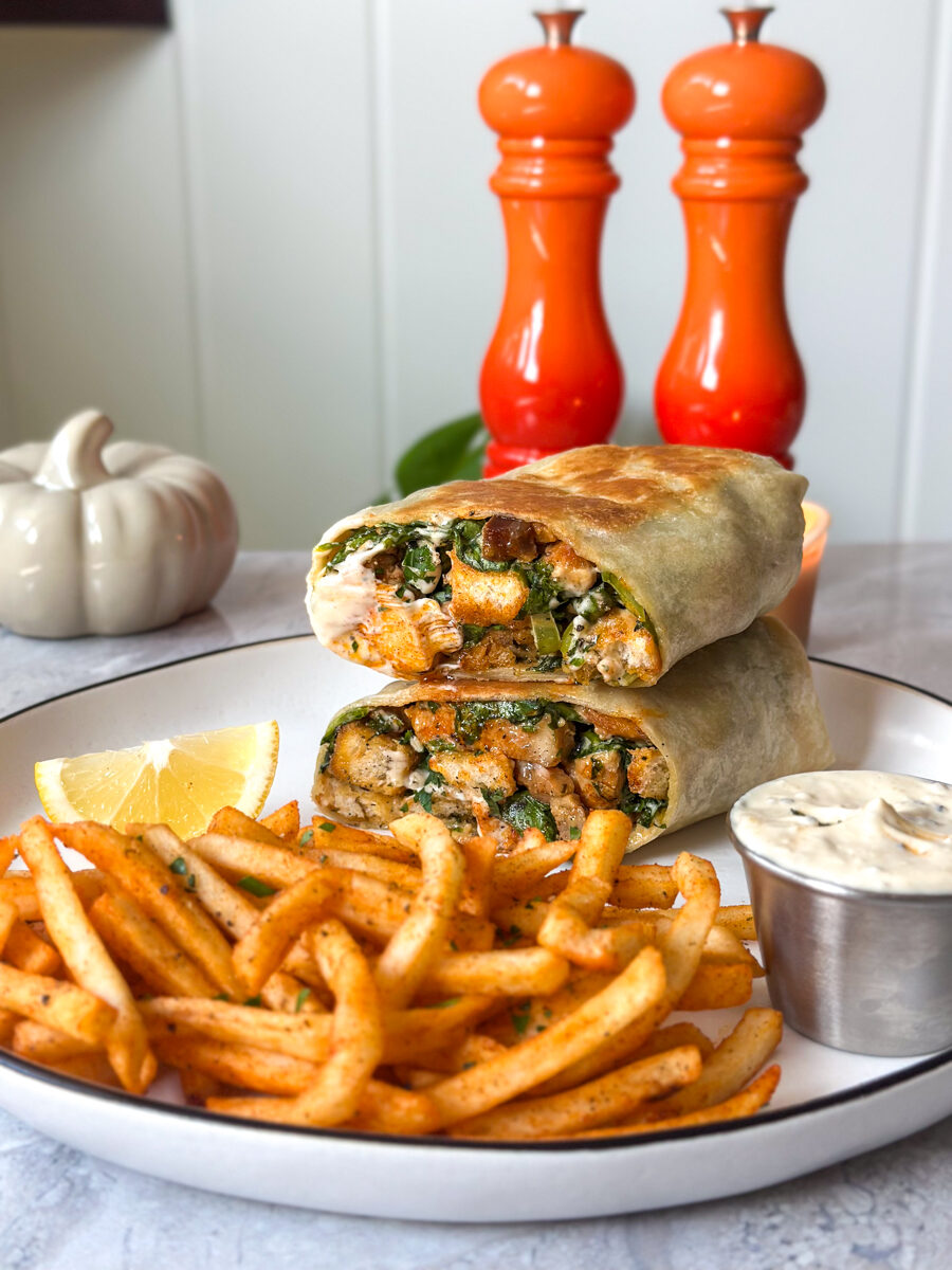 crispy chicken wrap